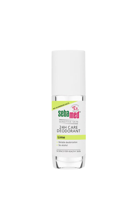 48 Hour Deodorant Roll On Lime Sensitive Skin 50ml-Sebamed-Matakana Pharmacy